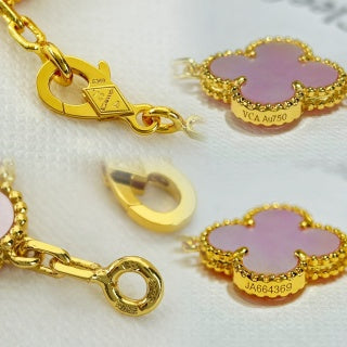 Van Cleef & Arpels Rose Garden Clover Bracelet
