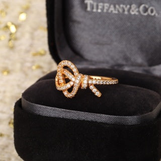 Tiffany Pavé Diamond Key Ring