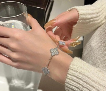 Van Cleef & Arpels Lavender Clover Garden Bracelet