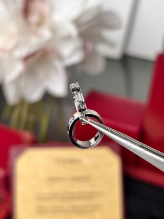 Cartier Cercle Lumière Drop Hoop Earrings