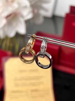 Cartier Cercle Lumière Drop Hoop Earrings