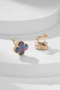 Van Cleef & Arpels Twilight Bloom Clover Clip-On Earrings