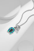 Hermès Ocean Mosaic Toggle Pendant Necklace