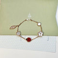 Van Cleef & Arpels Ruby Garden Charm Bracelet