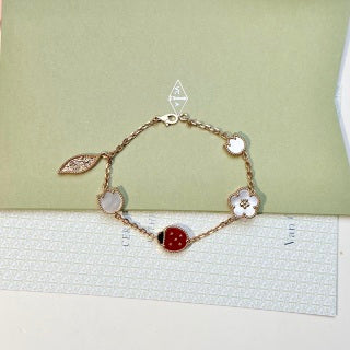 Van Cleef & Arpels Ruby Garden Charm Bracelet