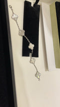Van Cleef & Arpels Pearl Clover Link Bracelet