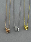Cartier Double-Ring Necklace (Non-Diamond)