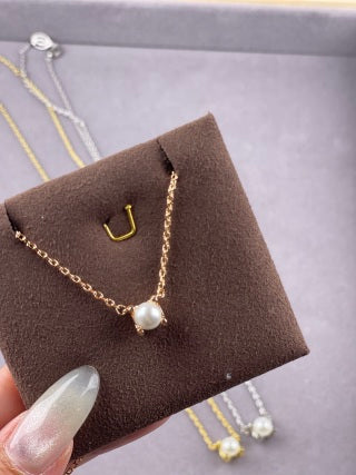 Cartier pearl and horn necklace