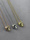 Cartier Panther Head Necklace with Lacquer Detail