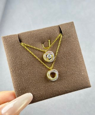 Cartier Trinity Necklace (Three-Gold, Fully Diamond-Set)