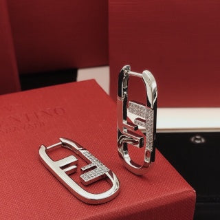 Fendi Astra FF Statement Logo Stud Earrings