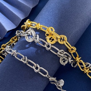 FENDI FF Link Chain Necklace