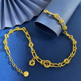 FENDI FF Link Chain Necklace