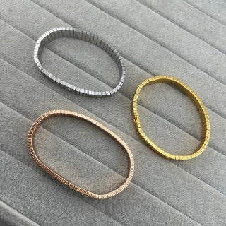 Cartier striped screw bracelet