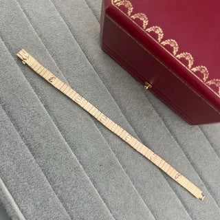 Cartier striped screw bracelet