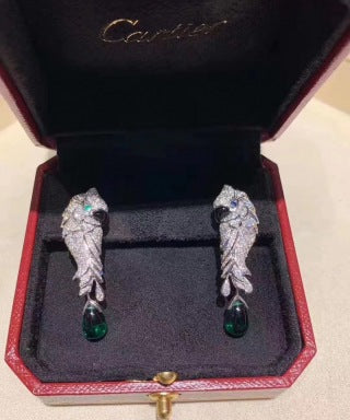 Cartier Parrot Stud Earrings