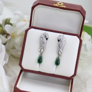 Cartier Parrot Stud Earrings