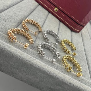 Cartier pyramid stud earrings