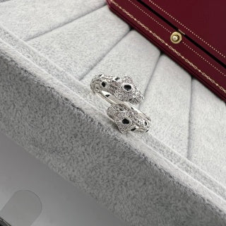 Cartier Double-Headed Panther Open Adjustable Ring