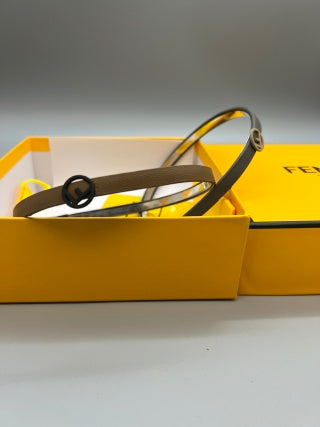 Fendi Noria FF Minimal Logo Headband