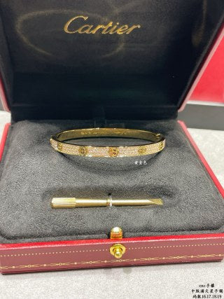 Cartier diamond-pavé bracelet