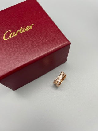Cartier Virelia Pavé Diamond Twist Ring