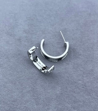 Cartier "Black Stud" Pavé Diamond Earrings
