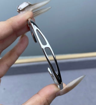 Hermès Élan Sculptural Open Cuff Bracelet