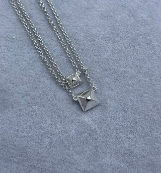 Hermès Mini Constance Geometric Charm Necklace