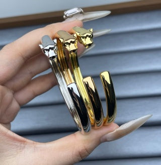 Cartier Panther Head Bracelet (Non-Diamond)