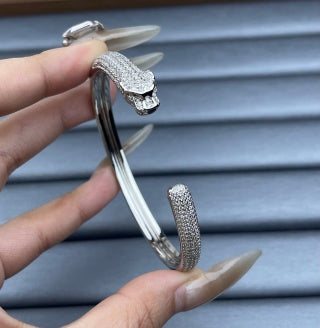 Cartier Panther-Head-and-Tail Diamond Bracelet