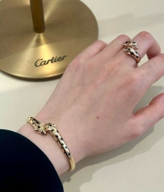 Cartier Panthère Velours Slim Open Bangle