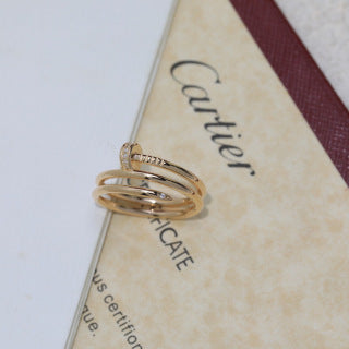 Cartier Élan Spiral Triple Band Ring