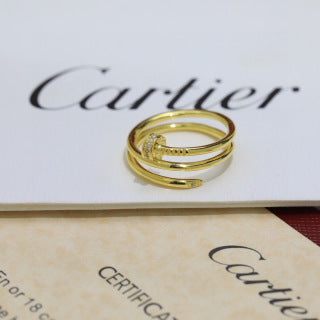 Cartier Élan Spiral Triple Band Ring