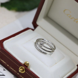 Cartier Élan Spiral Triple Band Ring