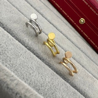 Cartier smooth-finish nail-style wrap-around ear cuff