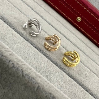 Cartier smooth-finish nail-style wrap-around ear cuff