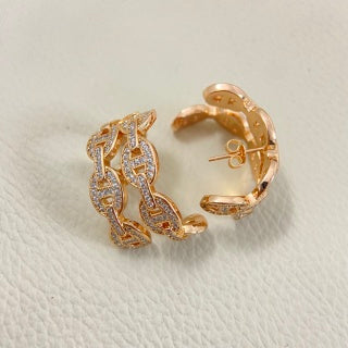 Hermès Éclat Pavé Open Band Ring