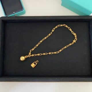 Tiffany Ball Lock Bracelet and Necklace