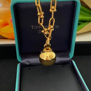 Tiffany Ball Lock Bracelet and Necklace