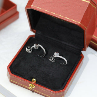 Cartier fully diamond-set Juste un Clou earrings