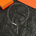 Hermès Chaine d’Ancre T-Bar Y Drop Necklace
