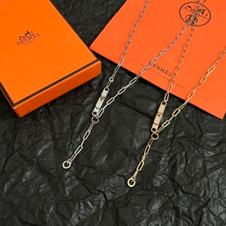 Hermès Chaine d’Ancre T-Bar Y Drop Necklace