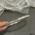 Cartier narrow-width pavé-set diamond bracelet