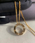 Cartier Aureline Roman Circle Diamond Necklace