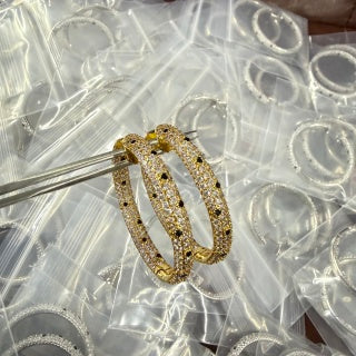 Cartier Luvienne Pavé Double Hoop Earrings
