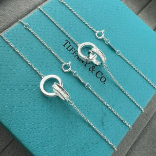 Tiffany 1837 Interlocking Double-Ring Necklace (High-Polish Finish)