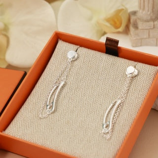 Hermès Lasso Chain Drop Earrings