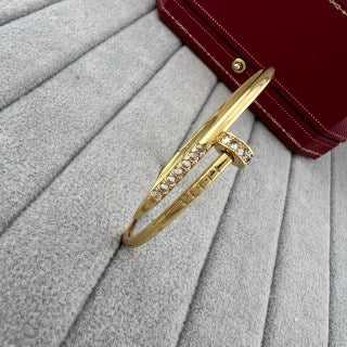 Cartier Valoria Diamond Bar Cuff Bracelet