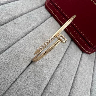 Cartier Valoria Diamond Bar Cuff Bracelet